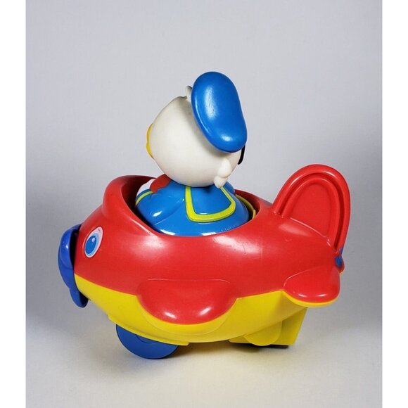 Vintage Disney Arco Red Plane Donald Duck Wobble Weighted Bottom Toy  B - Picture 7 of 11